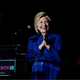 Democratic presidential candidate Hillary Clinton speaks onstage during the “Hillary Clinton: She’s With Us” concert at the Greek Theatre on June 6, 2016, in Los Angeles.
Kevin Winter/Getty Images